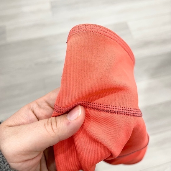 Zella Live In Crop Legging Two-Side Orange Gray XS - Picture 10 of 10